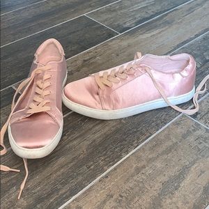 Pink sneakers